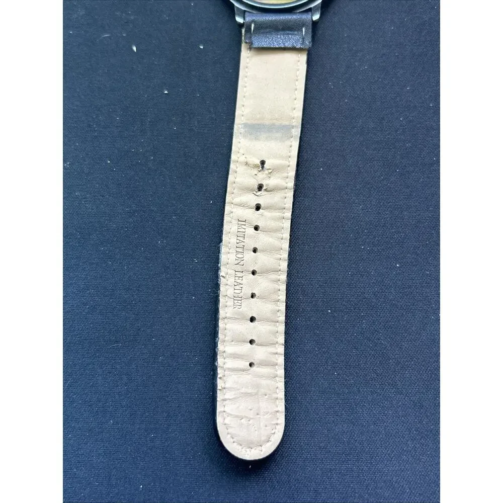 Black Case Dial And Band Men’s Quartz Watch